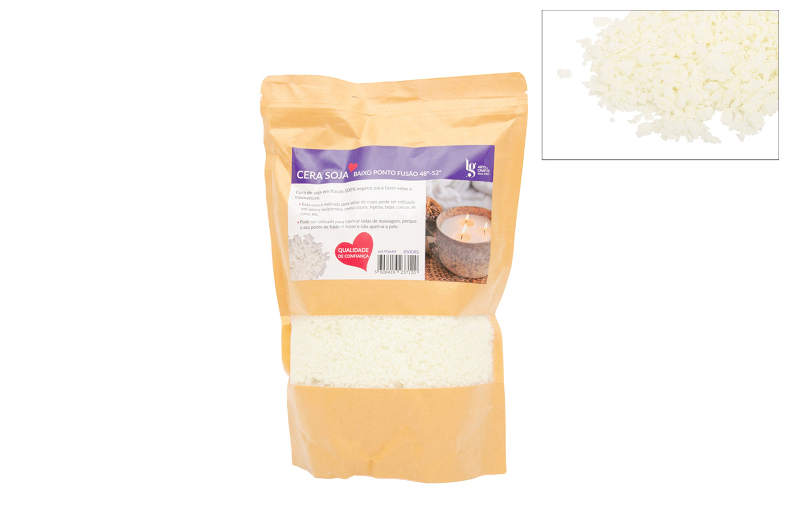 Cera Soja Bajo Punto De Fusión 1 Kg