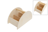 cesta madera 36X19.2X19CM 3 divisores