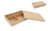 Caja Con 3 Div. 38X25x7.5Cm Mdf