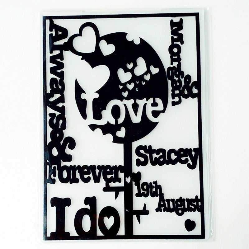 Carpeta Embossing Love