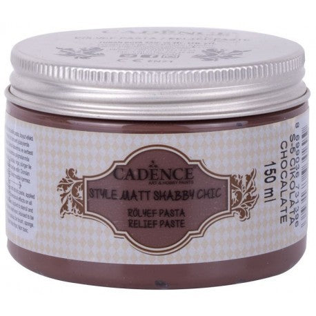 Pasta De Relieve Shabby Chic Chocolate