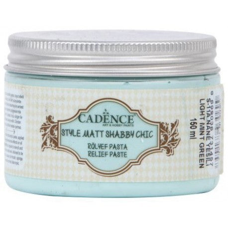 Pasta De Relieve Shabby Chic  Lighy Mint Green