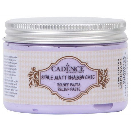 Pasta De Relieve Shabby Chic  Lavander