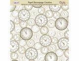 Papel Decoupage Relojes