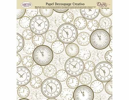 Papel Decoupage Relojes