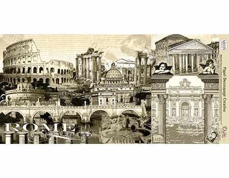 Papel Decoupage Grande Coliseo