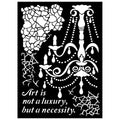 Stencil Efecto Candelabro 20X25