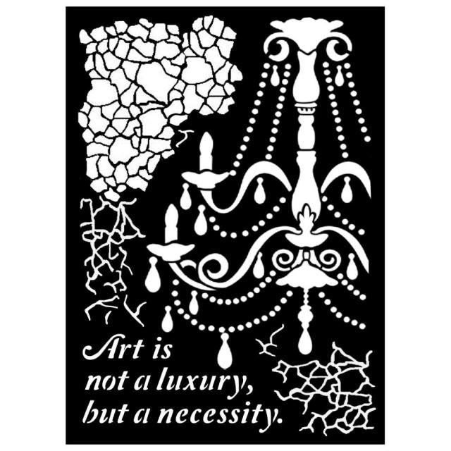 Stencil Efecto Candelabro 20X25
