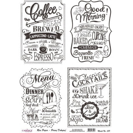 Papel De Arroz Bar Din-A3