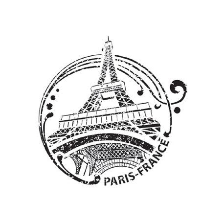 Rub-On Transfer Torre Eiffel