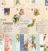 Block 30X30 Blue Navidad Azules Tarjetas Postales