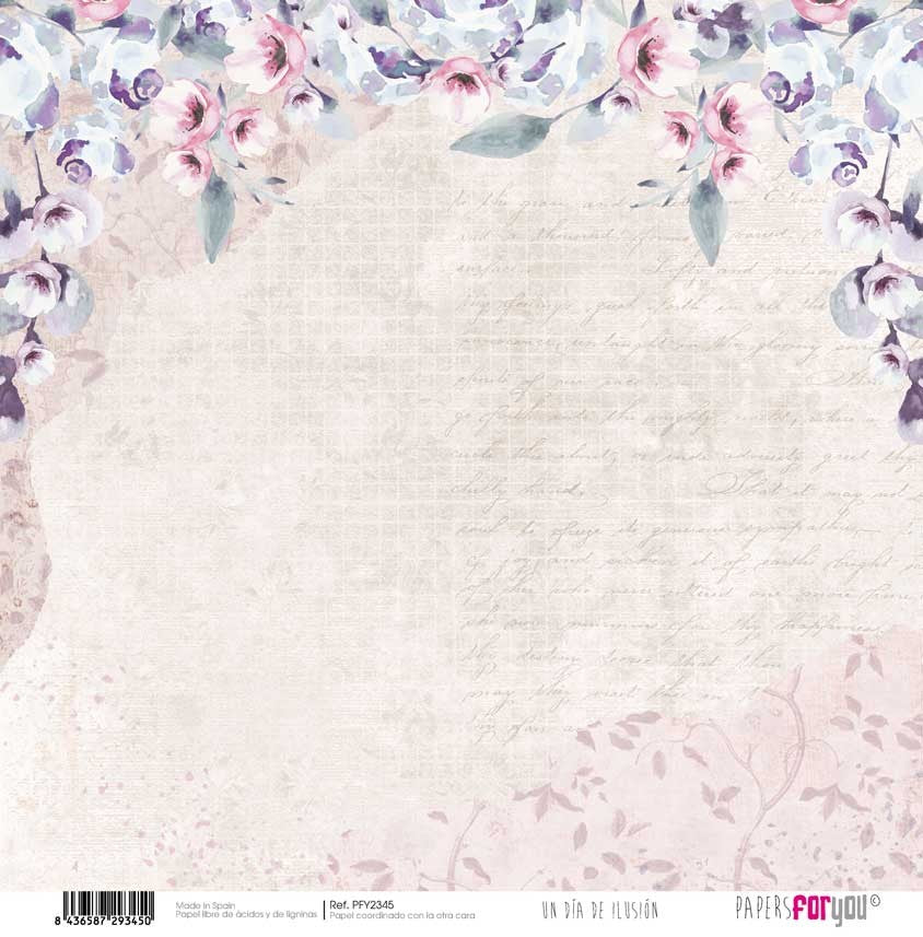 Block 30X30 Comunión Niña Pelirroja