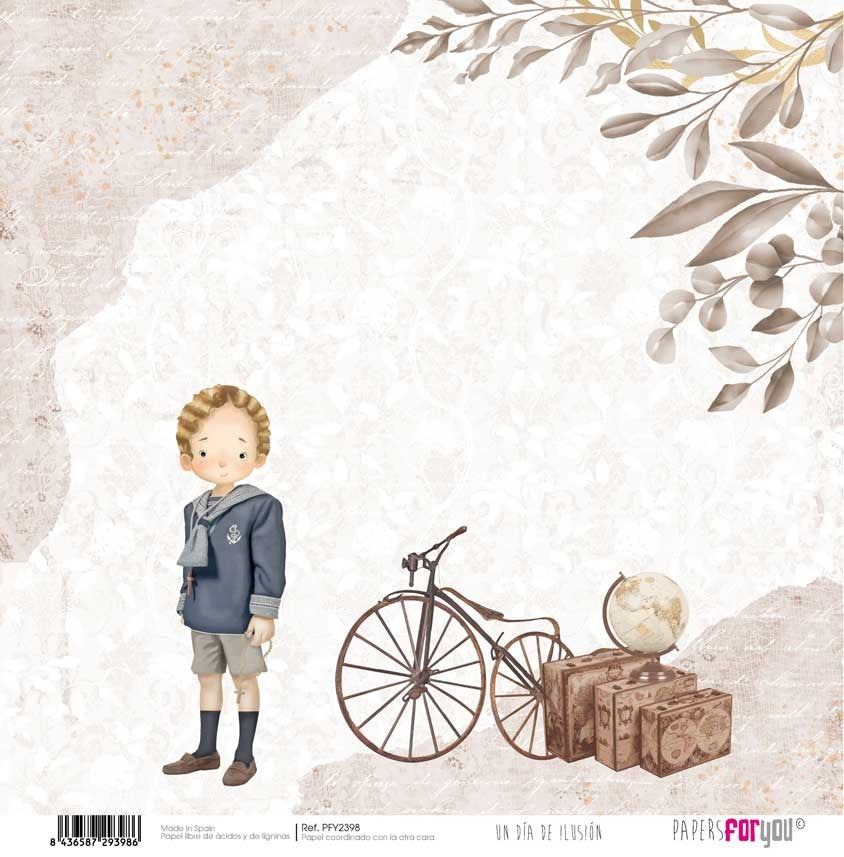 Block 30X30 Comunión Niño Rubio