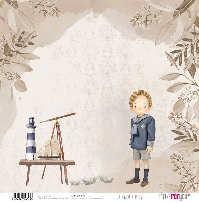 Block 30X30 Comunión Niño Rubio