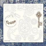Chipboard Dream Life