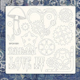 Chipboard Dream Love