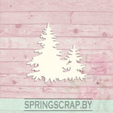 Chipboard Arboles Navidad