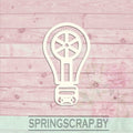Chipboard Lampara Con Engranajes