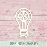 Chipboard Lampara Con Engranajes