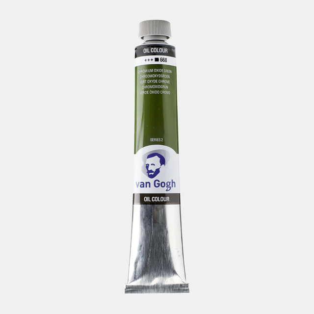 Oleo Van Gogh color 668 verde Oxido cromo 60 ml