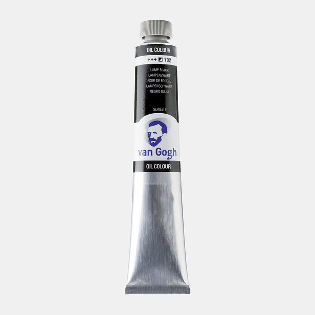 Oleo Van Gogh color 702 Negro Bujia  60 ml