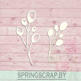 Chipboard Ramita Decorativa