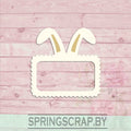 Chipboard Marco Orejas Conejo