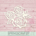 Chipboard Flor De Rosa