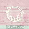 Chipboard Marco Corona Girl