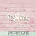 Chipboard Mr Y Mrs