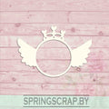 Chipboard Marco Con Alas