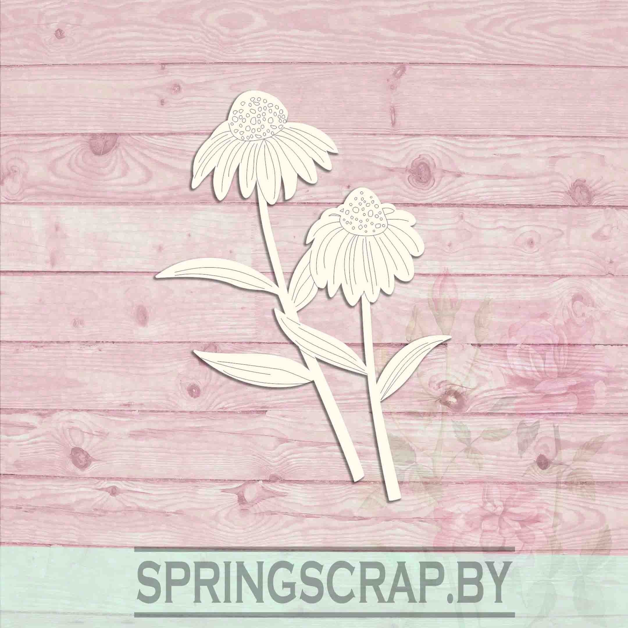 Chipboard Flores Margarita