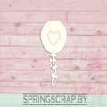 Chipboard Globo Corazón