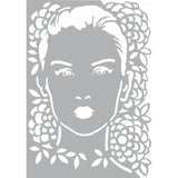 Stencil Cara Mujer 21x30