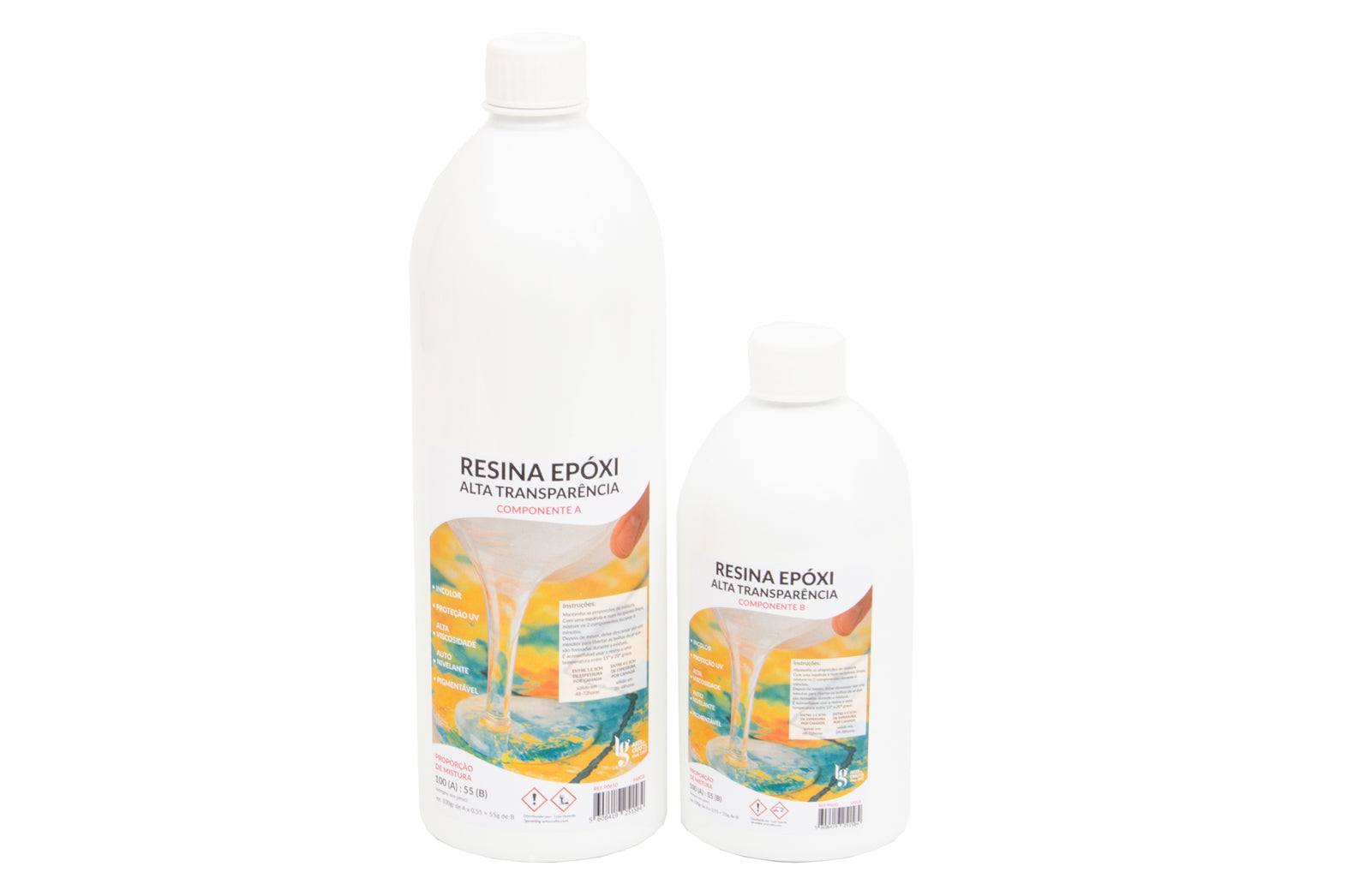 kit Resina Epoxi 1500gr dos componentes