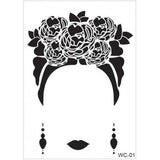 Stencil Silueta Mujer 21X30