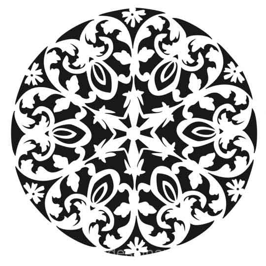Stencil Grande Mandala 45X45