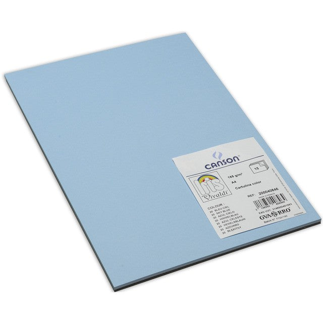 Cartulina Canson Din-A4 Azul Cielo