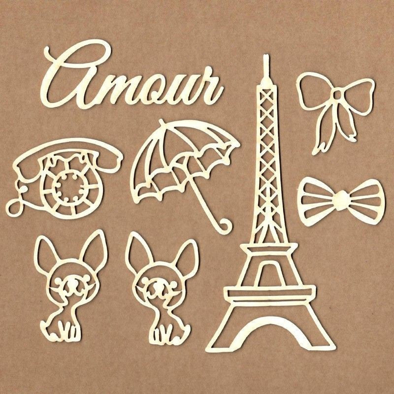 Chipboard Mon Amour