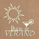 Chipboard Diario De Verano
