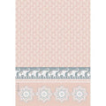 Papel De Arroz Color Rosa Con Elefantes Din-A4