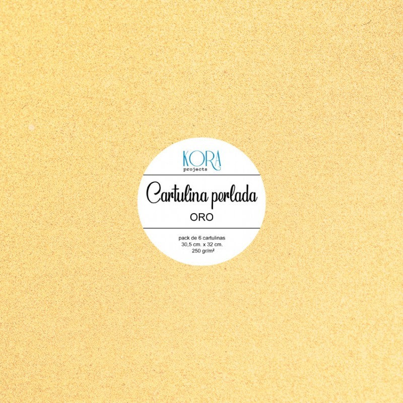 Cartulina Perlada Oro 250Gr