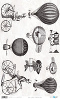 Papel De Arroz Steampunk Globos Din-A3