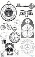 Papel De Arroz Steampunk Vintage Din-A3