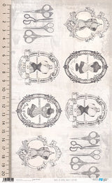 Papel De Arroz Con Motivos Costura 1 Din-A3
