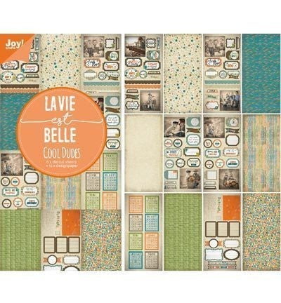 Block 15X30 La Vie Est Belle Cool Dudes