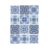 Papel De Arroz Baldosas Azules Din-A3