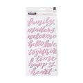 Stickers Foam Rosa Frases
