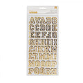 Abecedario Foil Dorado