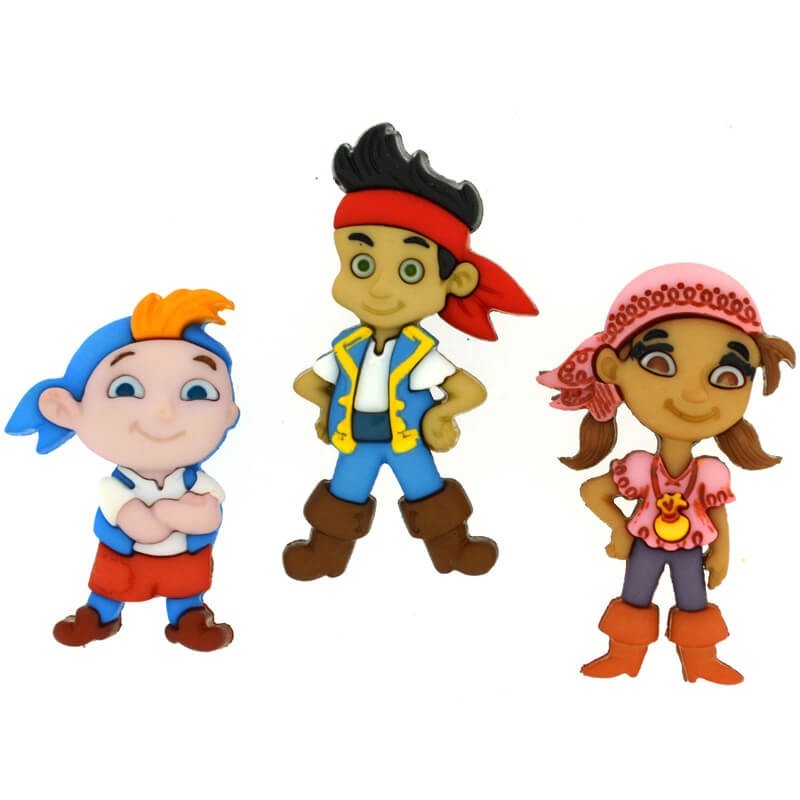 Botones Jake Y Los Piratas